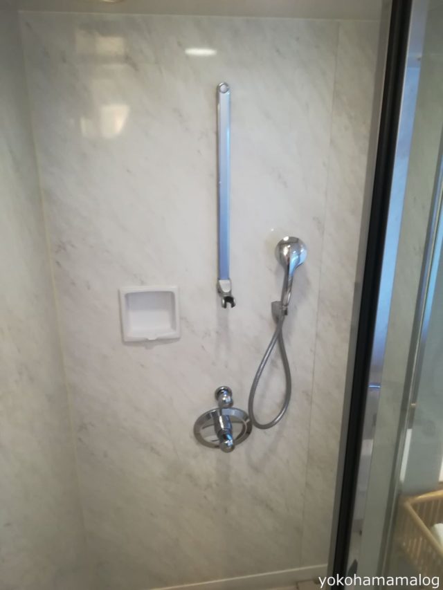 シャワーブースも独立しています。