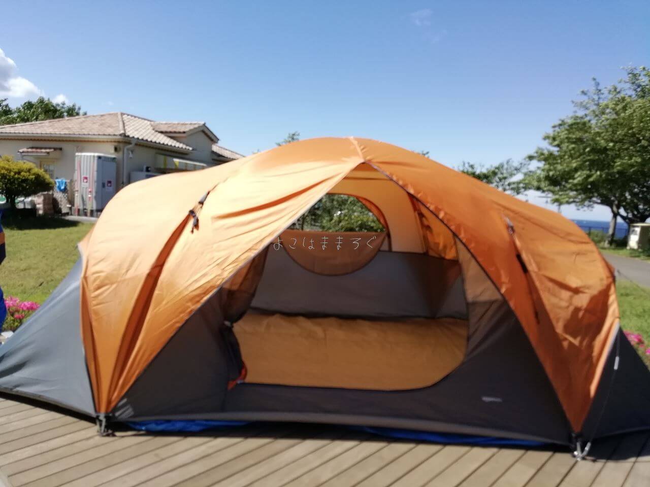 Amazonベーシック８人用テントはファミリーキャンプにおすすめ 